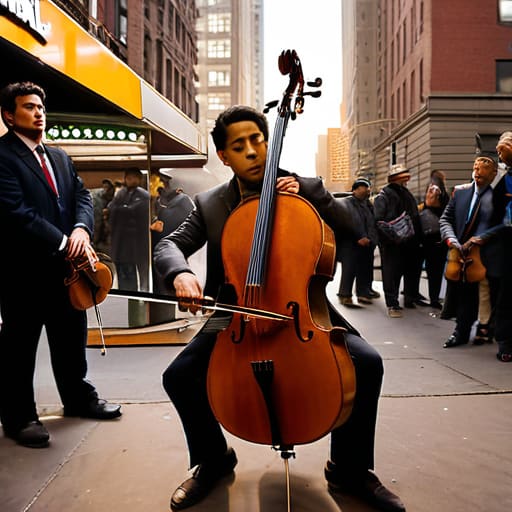 Lost in the Rhythm of Urban Street Entertainment.