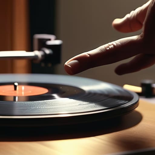 The Soft Touch of a Microfiber Cloth for Vinyl