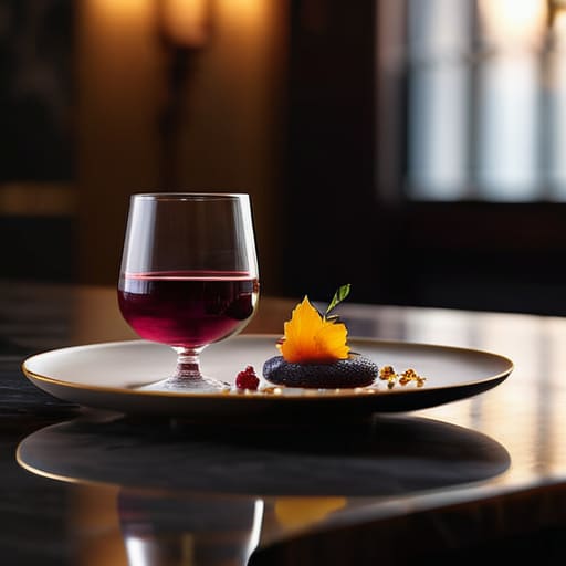 The Afterglow of a Perfect Evening dining.
