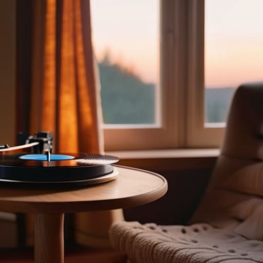 Listening to ambient music, The Last Note.
