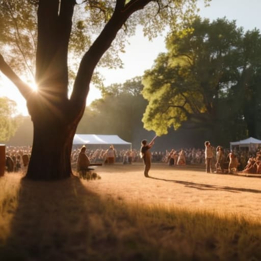 The Lingering Note at a summer festival.