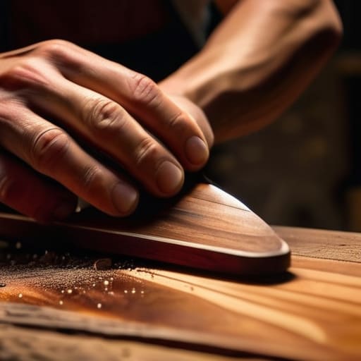 Luthier crafting The Resonance That Remains.