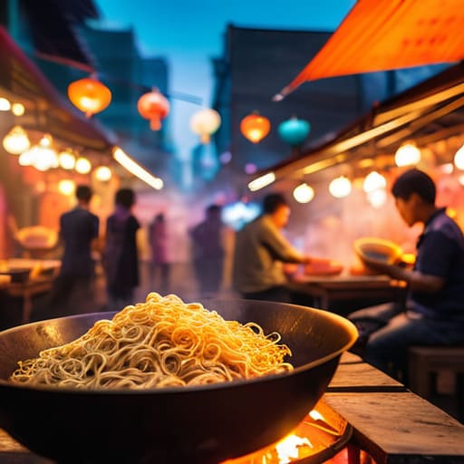 Visiting Evening Street Food Markets