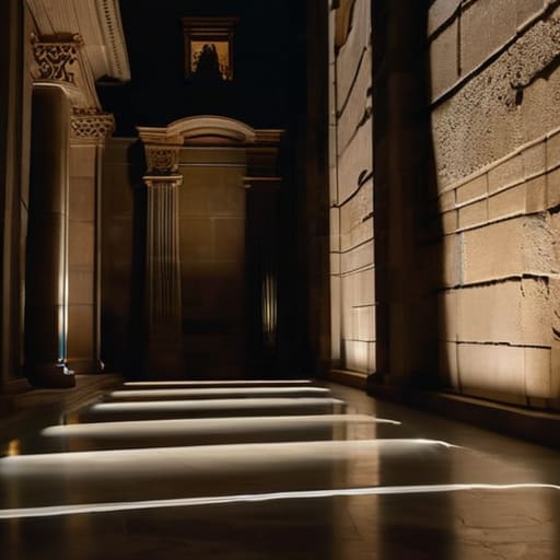 Chasing Shadows With Nighttime Art Installations.
