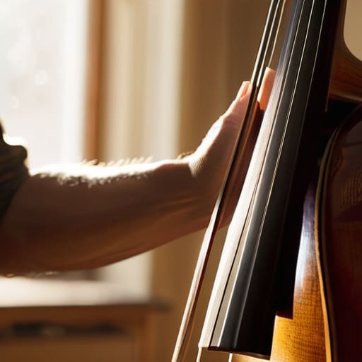 Musician practicing, The Echo That Remains.