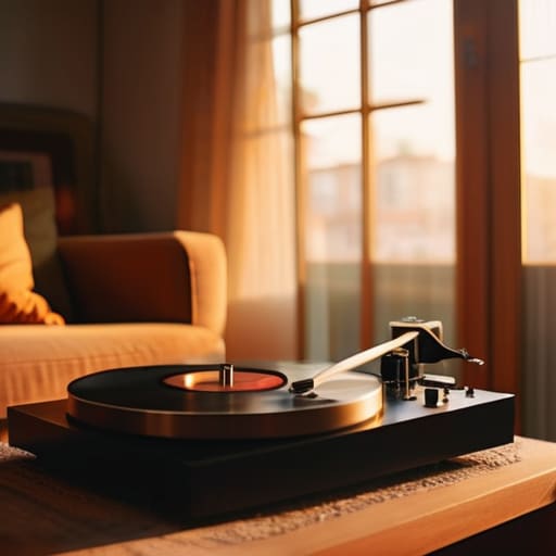 Vinyl spinning as The Last Note Fades.