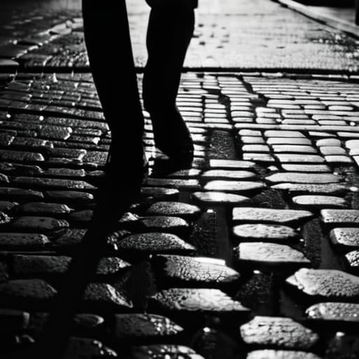 Film noir aesthetics: The Lingering Shadow.