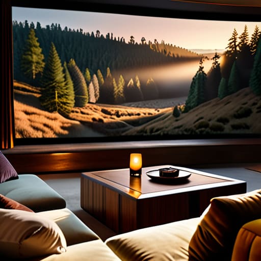 Choosing Between a Home Theater Projector vs Tv for Soft Light