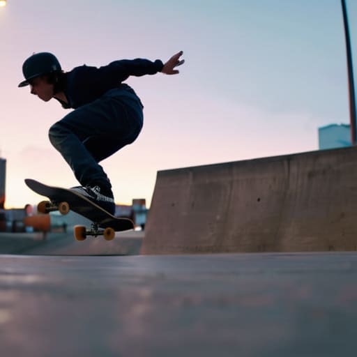Skateboarder embodying The Echo in the Concrete.