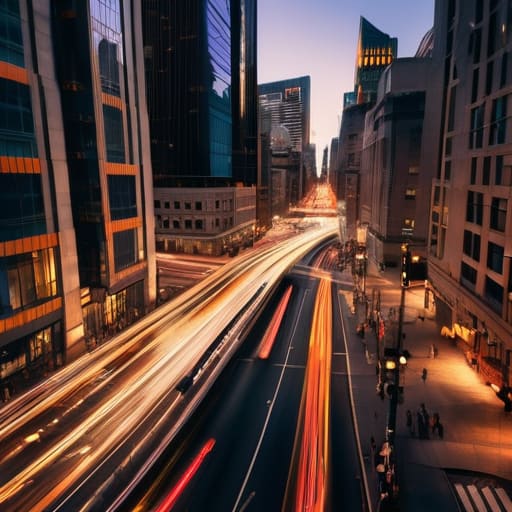 Capturing Metropolitan Movement Through Soft Lingering Blurs